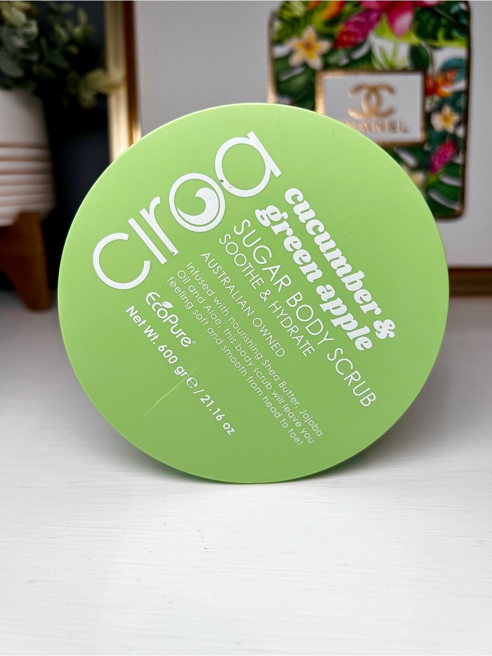 Ciroa Cucumber & Green Apple Exfoliating Sugar Scrub  22.16oz
